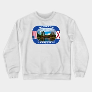 Alabama, Huntsville City, USA Crewneck Sweatshirt